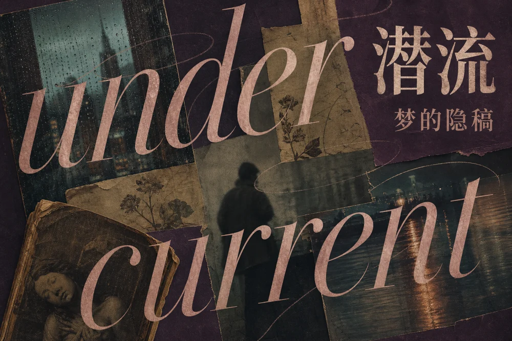 潜流的梦境色块与摄影拼贴
